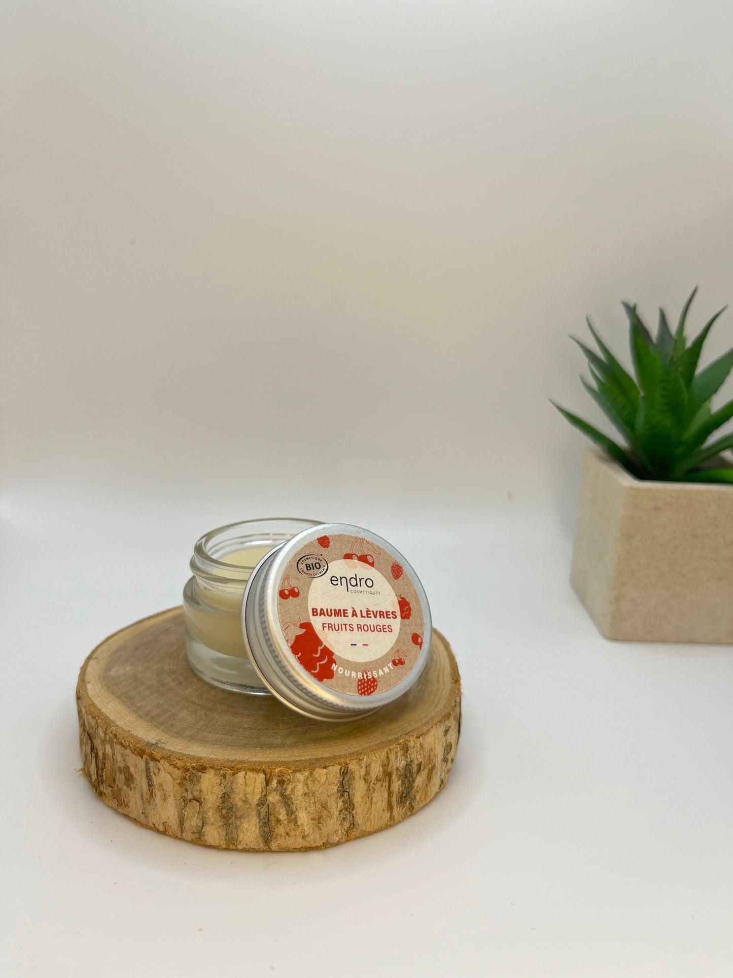 Baume à lèvres bio Fruits rouges- ENDRO