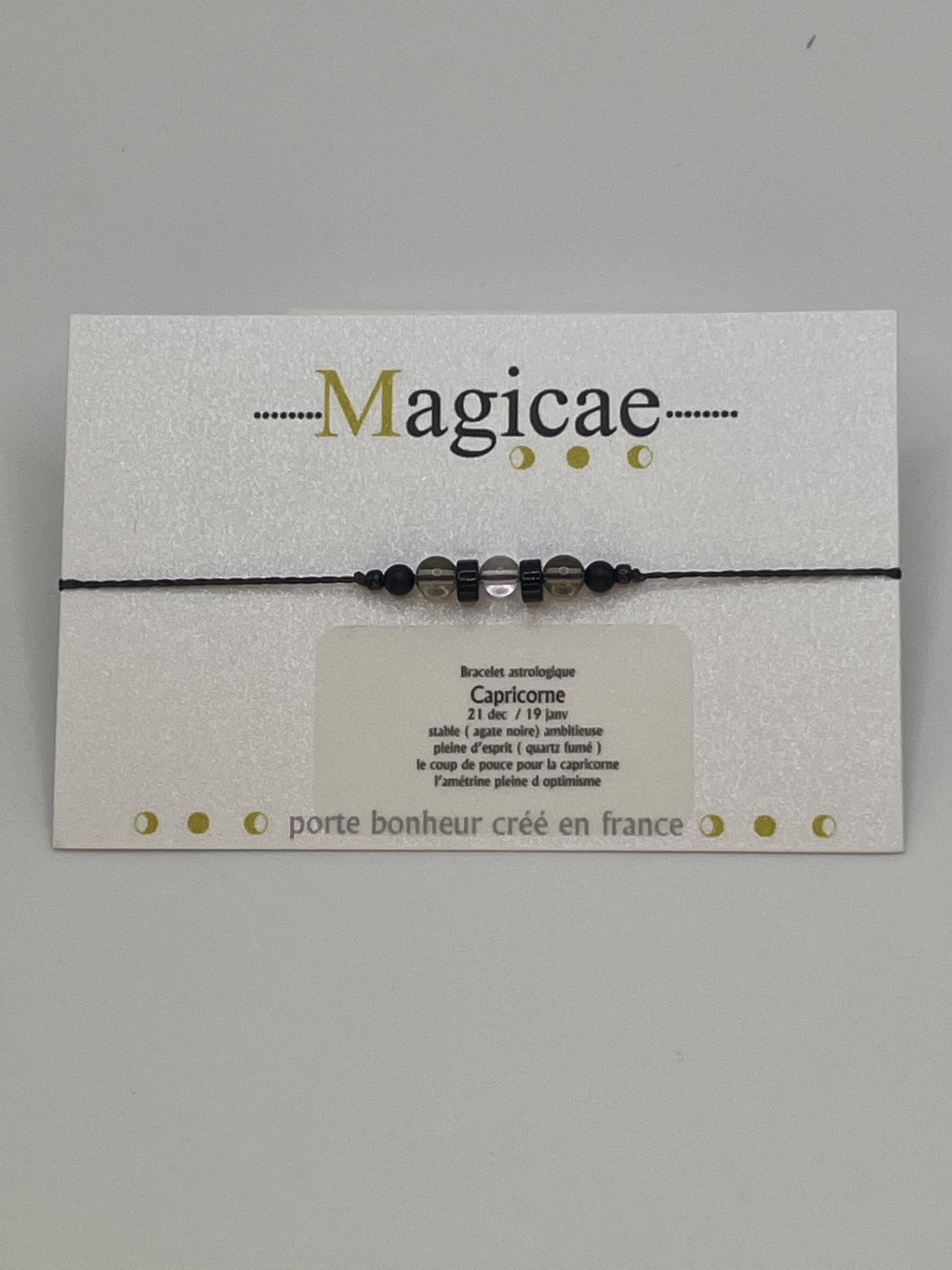 Bracelet pierres avec message