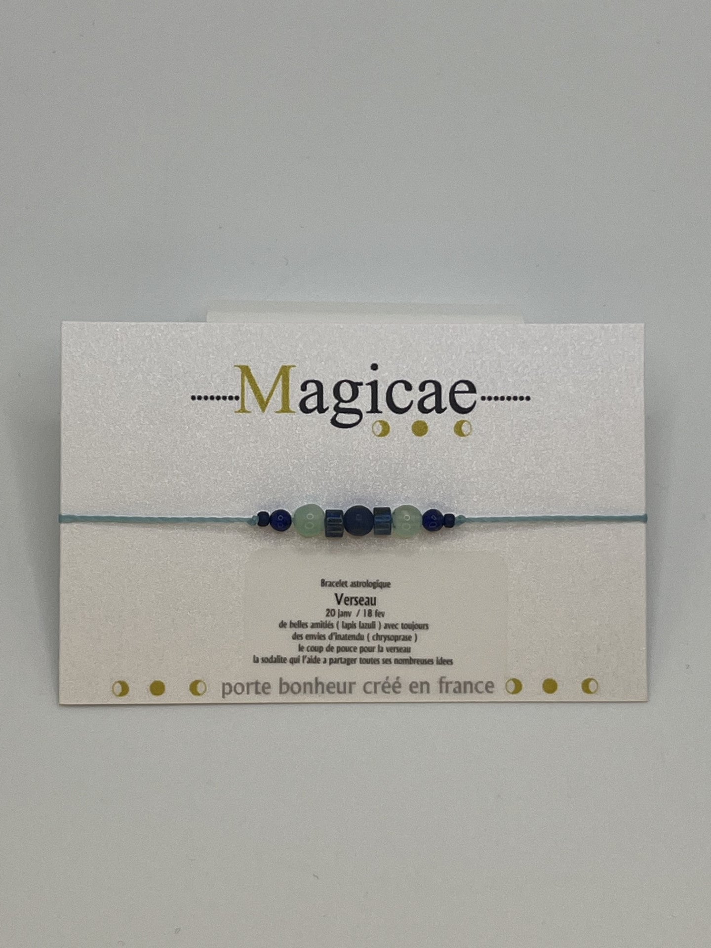 Bracelet pierres avec message