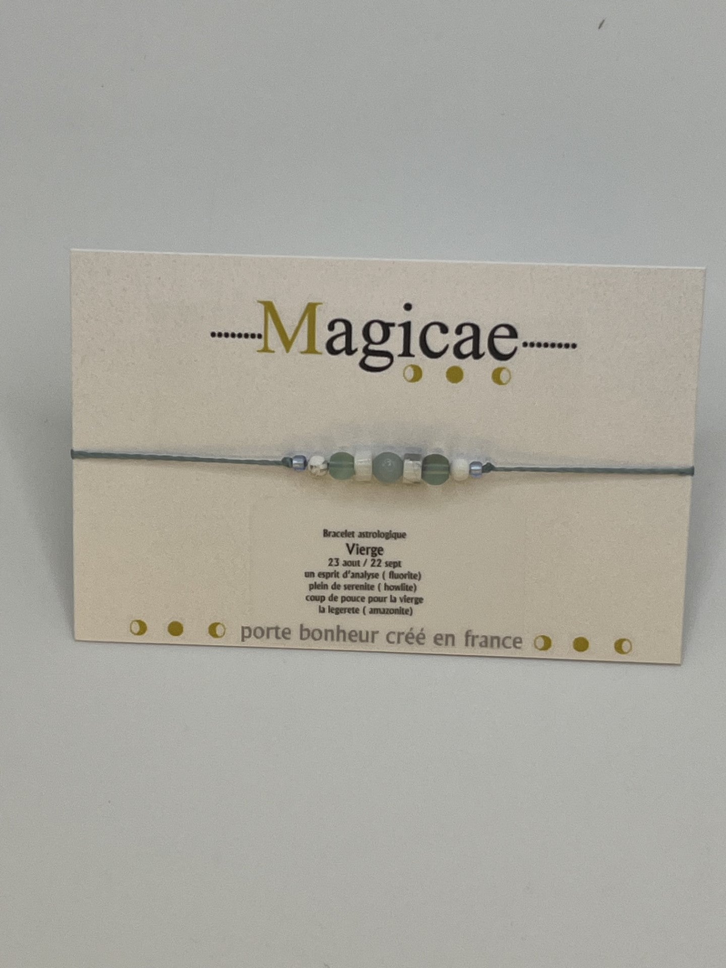 Bracelet pierres avec message