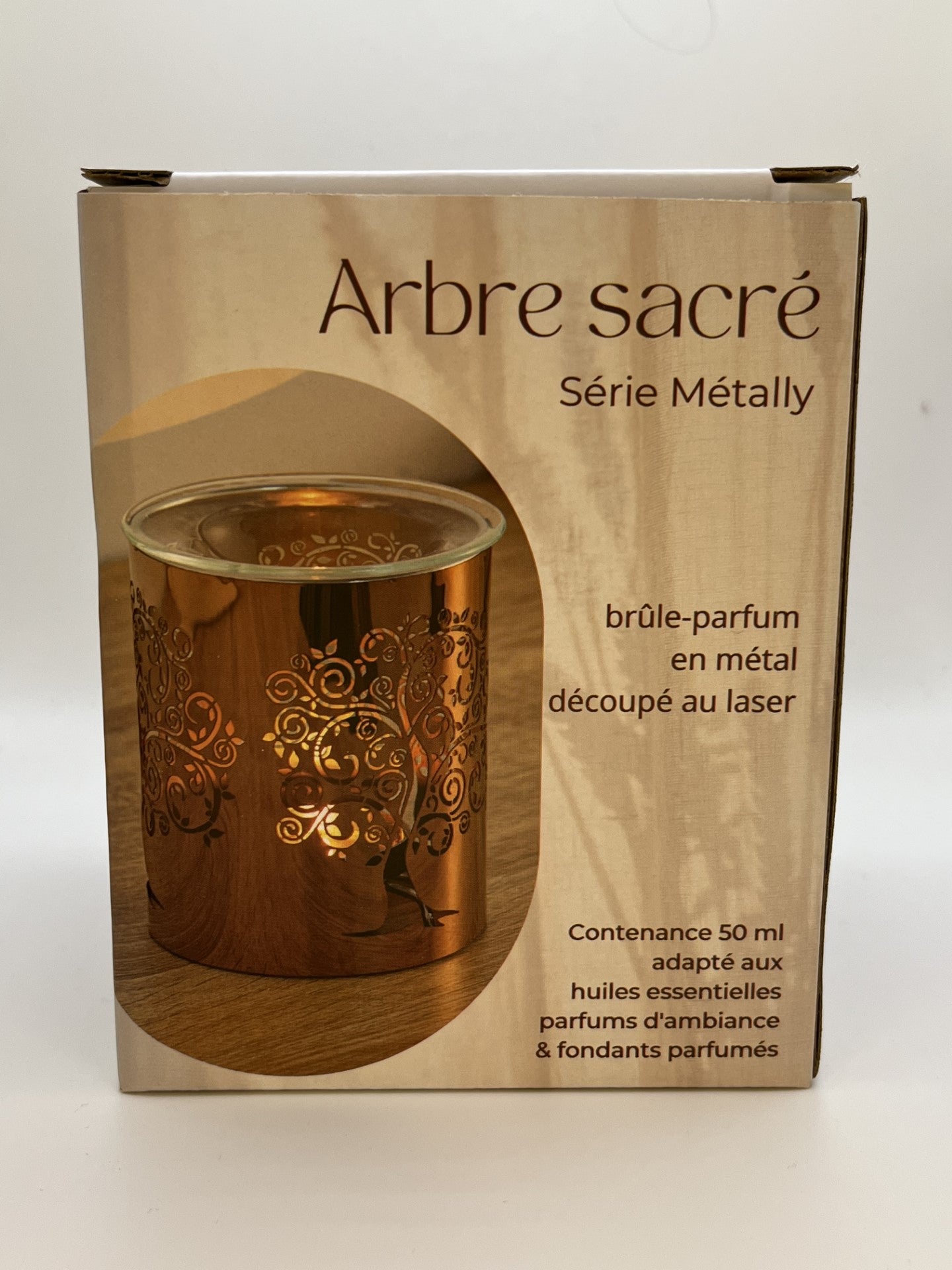 Brûle parfum en métal Arbre Sacré - ZEN'ARÔME