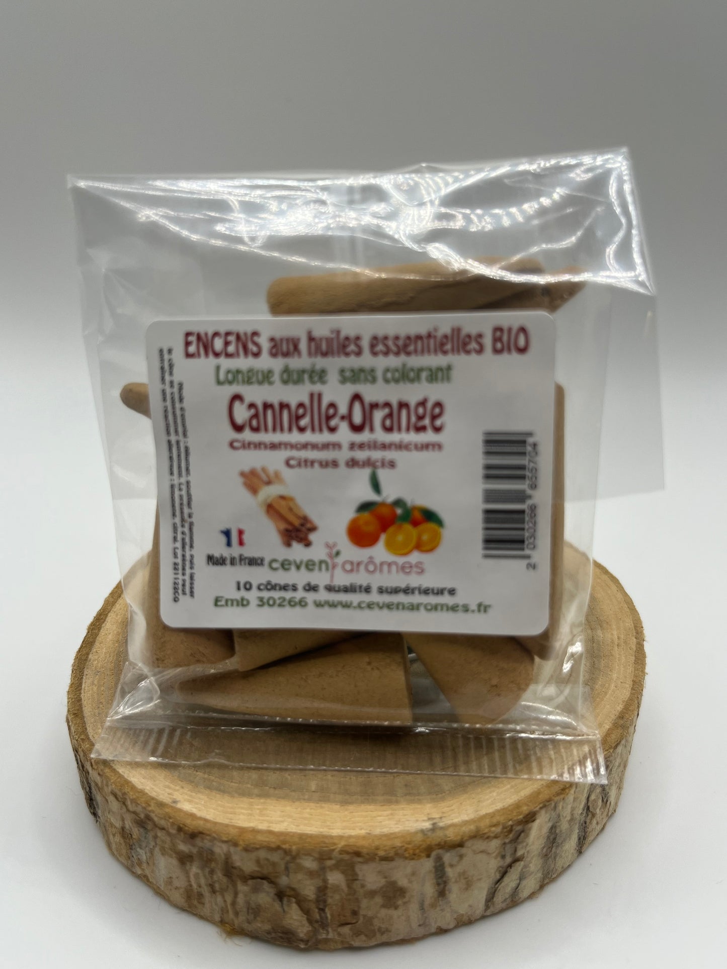 Cônes d'encens aux huiles essentielles BIO - CEVEN AROMES