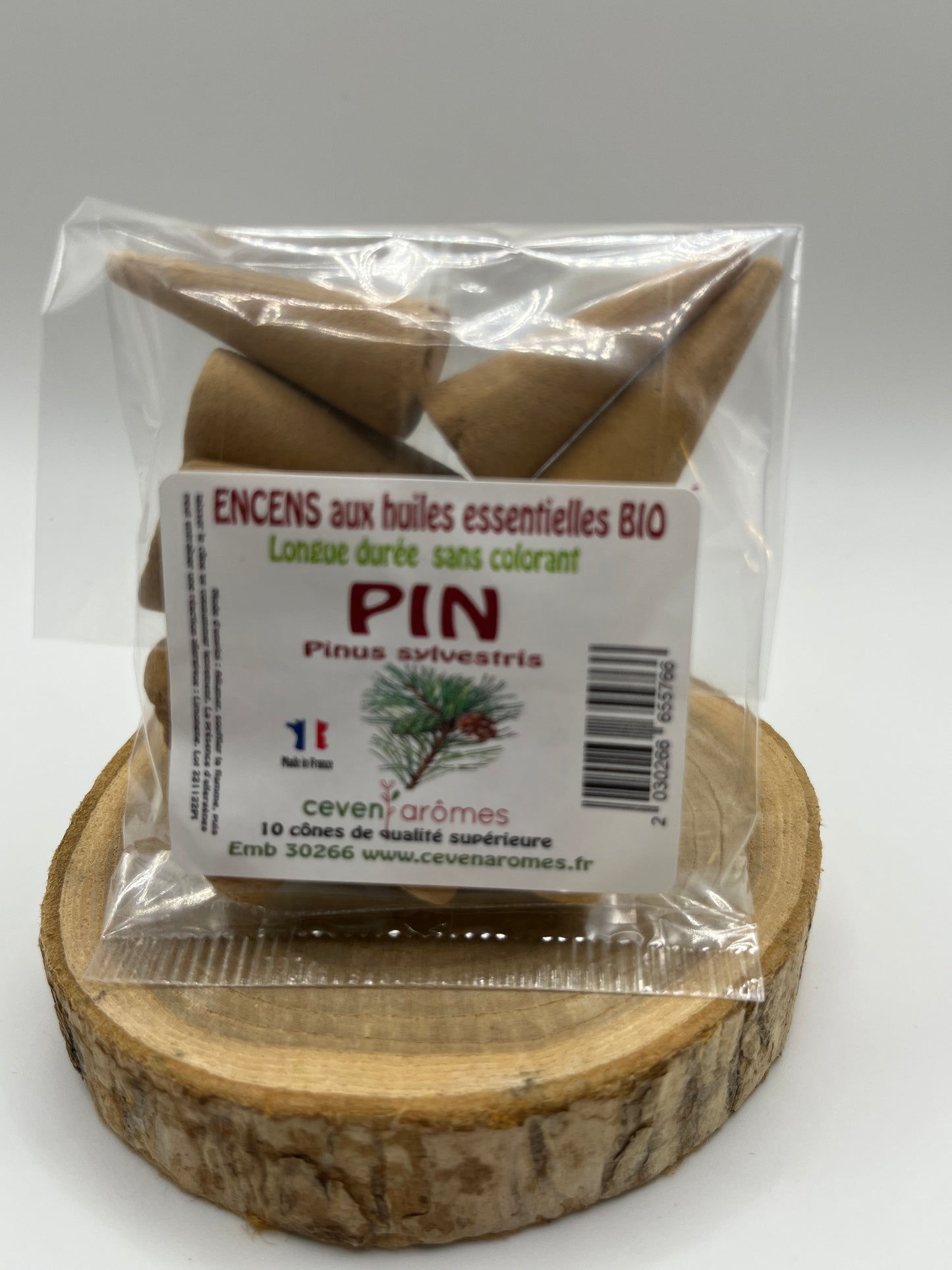 Cônes d'encens aux huiles essentielles BIO - CEVEN AROMES