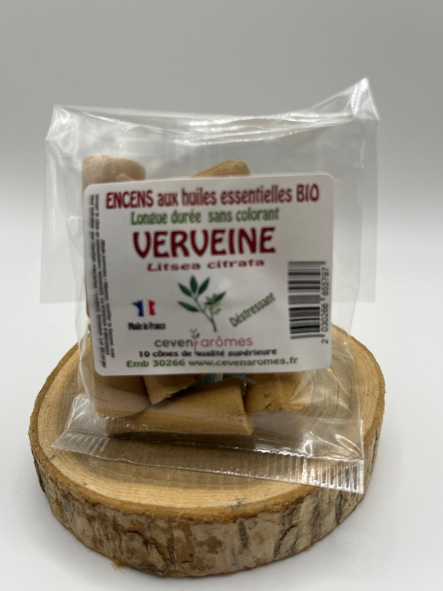 Cônes d'encens aux huiles essentielles BIO - CEVEN AROMES