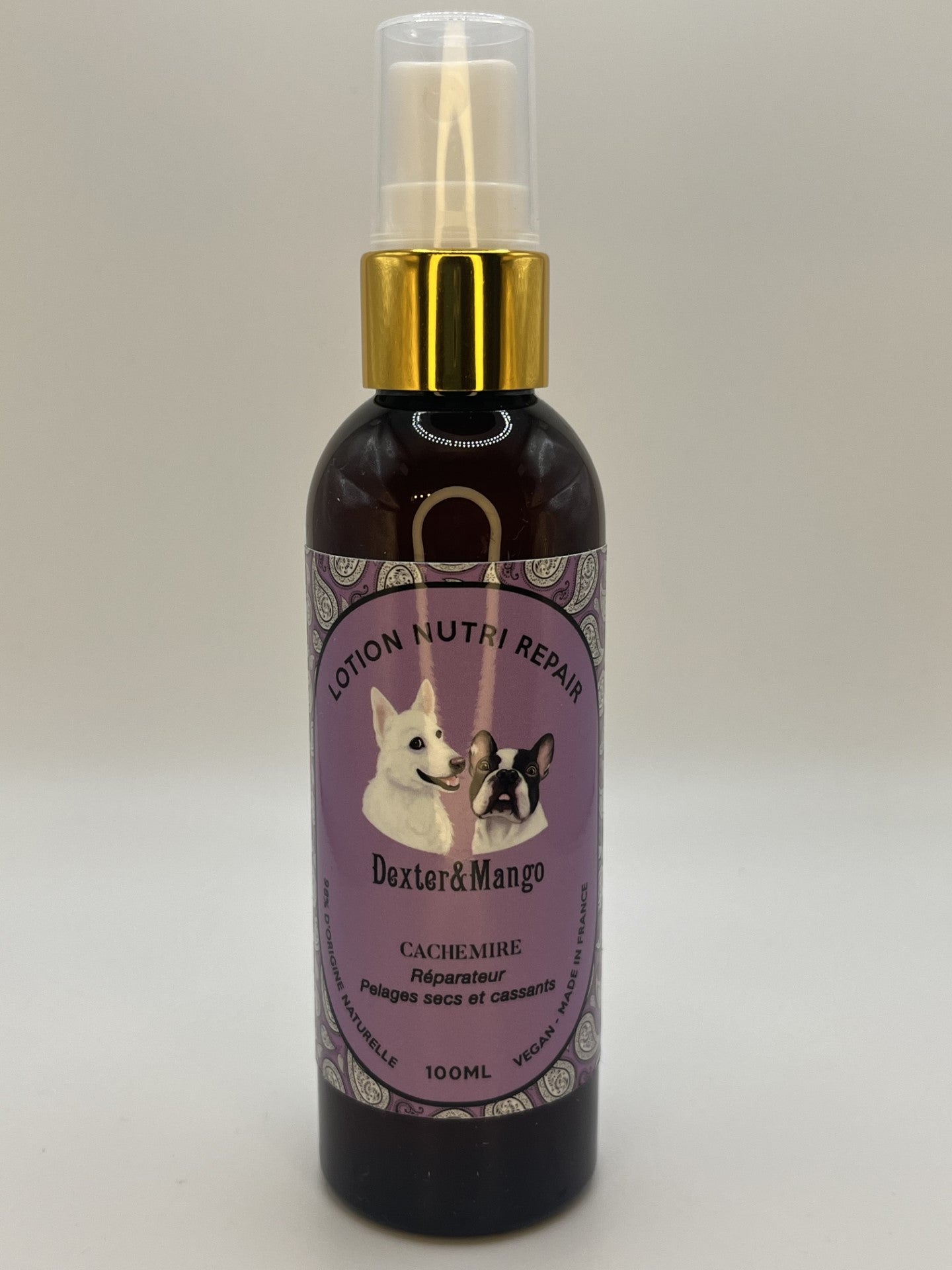Lotion Nutri repair Cachemire Chien et Chat - DEXTER ET MANGO