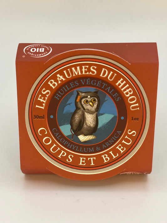 Baume coups et bleus biologique - 30 ml - LES BAUMES DU HIBOU