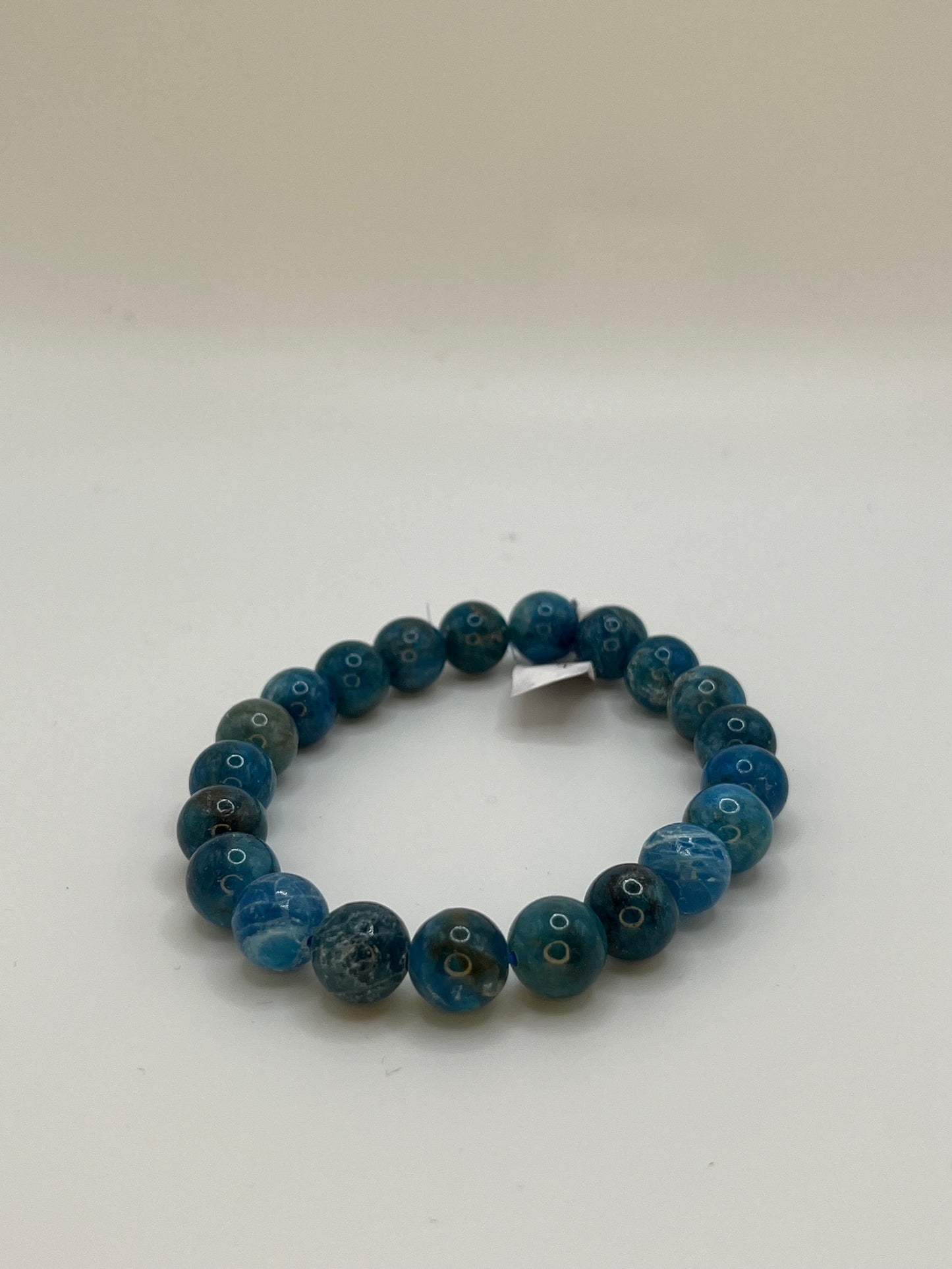 Bracelet Apatite Bleue boules