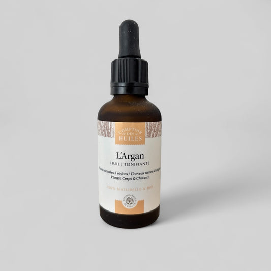 Huile végétale Argan BIO  - COMPTOIR DES HUILES