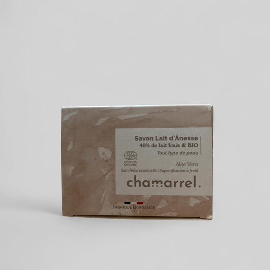 Savon au lait d'ânesse 40% lait frais et bio CHAMARREL