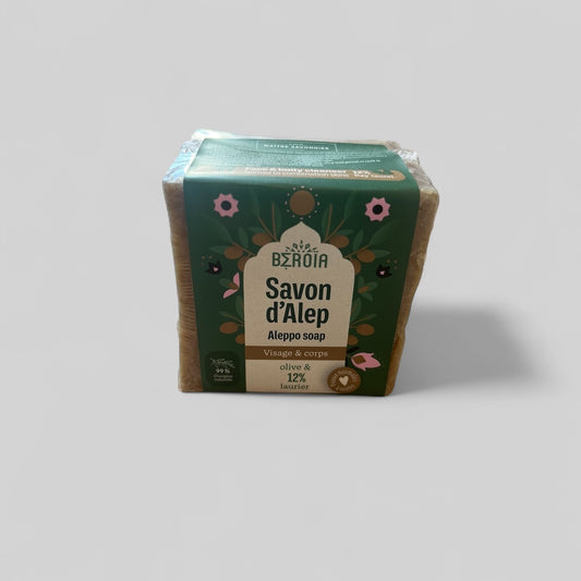Savon d'Alep 12% solide BEROIA