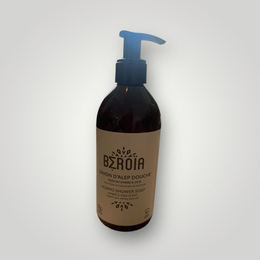 Savon d'Alep douche Ambre & Oud BEROIA