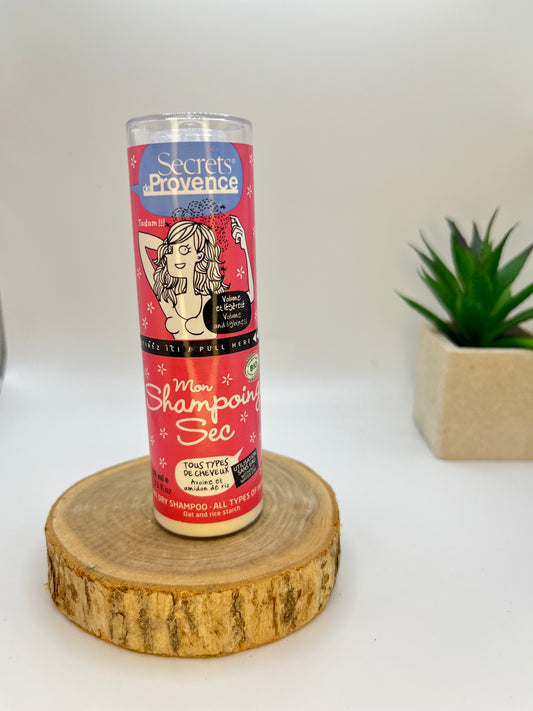 Shampoing sec tous cheveux, bio - SECRETS DE PROVENCE